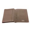 Image 7 : Louis Vuitton Brown Taiga Leather Checkbook Cover Wallet