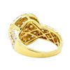 Image 3 : 2.26 ctw Diamond Ring - 18KT Yellow With Rhodium Plating Gold