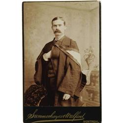 1887 James Naismith Signed Cabinet Photo PSA/DNA 