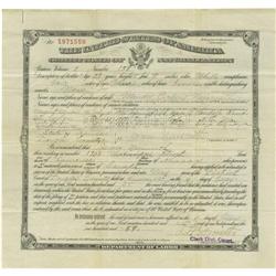 1925 James Naismith Signed Document PSA/DNA 