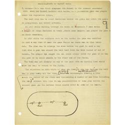 James Naismith Manuscript Pages PSA/DNA 
