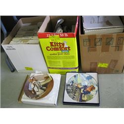 3 BOXES OF COLLECTABLE PLATES