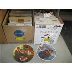 2 BOXES OF COLLECTABLE PLATES