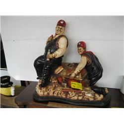 MINERS TREASURE CHEST CERAMIC FIGURINE