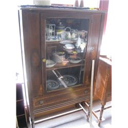 MATCHING GLASS DOORED CHINA CABINET