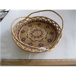 WOVEN BASKET WITH HANDLES