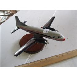 COLONIAL MODEL AIRPLANE ON STAND