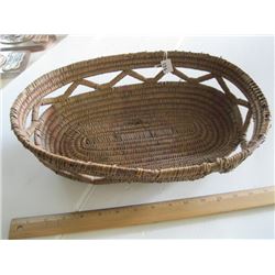 WOVEN BASKET (SOME DAMAGE)