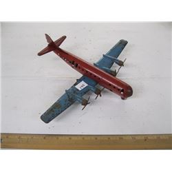 BLUE/RED METAL AIRPLANE (UNKNOWN BRAND NAME)