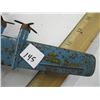 Image 2 : BLUE/RED METAL AIRPLANE (UNKNOWN BRAND NAME)