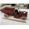 Image 1 : BLACK/RED TIN STRUCTO DUMP TRUCK