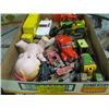Image 1 : BOX OF MISC SMALL CARS, TRACTORS ETC.