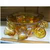 Image 1 : CARNIVAL GLASS PUMP BOWL SET