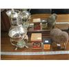 Image 1 : COFFEE WARMER, 2 SMALL WOODEN BOXES, ELEPHANT