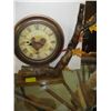 Image 1 : CLOCK ON WOODEN BASE