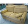 Image 1 : 2 SEATER LOVESEAT WITH EXTRA ROLL OF MATERIAL