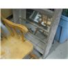 Image 2 : WOODEN KIDS ROCKING CHAIR, WALL MOUNT RUSTIC WOOD MIRROR