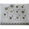 Image 1 : 11 SILVER COINS US 1976 50 CENT PIECE, AUSTRAILIAN 1942 50 CENT PIECE, CANADIAN DIMES ETC.