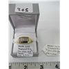 Image 1 : SIZE 11 1/2 MENS 10K DIAMOND RING .. 1 DIAMOND HAS FRACTURES (AS IS) W/A $4340