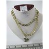 Image 1 : 10K NECKLACE 26" (39 GR) WITH PENDANT