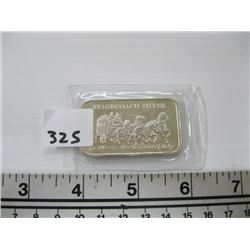 1 OZ. .999 SILVER BAR (TAX EXEMPT)