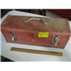 Image 1 : RED TOOLBOX WITH GASKET CUTTER, CURV-O-METER ETC.