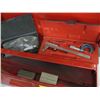 Image 2 : RED TOOLBOX WITH 2 MICROMETERS SETS