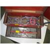 Image 1 : RED TOOLBOX WITH PIPE CLAMPS