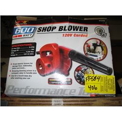 600 WATT SHOP BLOWER (120 VOLT CORDED)