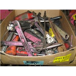 BOX OF MISC TOOLS