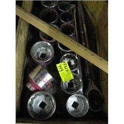 3/8" RATCHET, XL LARGE SOCKETS, EXTENTION ETC.