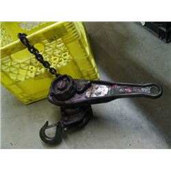 1 TON RATCHET CHAIN HOIST