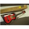 Image 1 : NEW BESTCHOICEPRODUCTS RED 6 STRING ACOUSTIC GUITAR