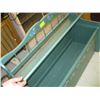 Image 2 : GREEN PAINTED STORAGE BENCH