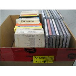 1 SMALL LOT OF CDS & 8 TRACKS