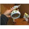 Image 2 : 1 LOT OF CERAMIC & GLASS BIRD FIGURINES