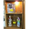 Image 1 : 2 STAINGLASS BOXES, 2 FIGURINES ETC.