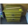 Image 1 : 1 SMALL 2 DRAWER NIGHT STAND
