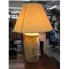 Image 1 : 1 CERAMIC BASED LAMP WITH CARVING ON BASE