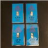 Image 1 : 999 FINE SILVER 4 X TWO GRAMS ALL SERIAL NUMBERED