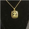 Image 1 : DEREK JETER HALL OF FAME #2 NECKLACE 1995-2014