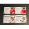 Image 2 : 4 JERSEY CARD LOT 2010/11 UPPER DECK HOCKEY SERIES 1