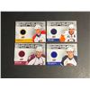 Image 1 : 4 JERSEY CARD LOT 2010/11 UPPER DECK HOCKEY SERIES 1