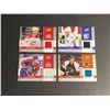 Image 1 : 4 JERSEY CARD LOT 2010/11 UPPER DECK HOCKEY SERIES 1