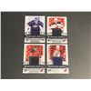 Image 1 : 4 JERSEY CARD LOT AUTHENTIC FABRICS