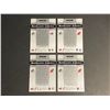 Image 2 : 4 JERSEY CARD LOT AUTHENTIC FABRICS