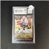Image 1 : SIDNEY CROSBY GRADED CARD WITH GAME USED JERSEY PIECE GRADED 10