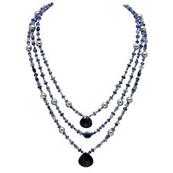 285.00ct Multi-Stone Three Strands Necklace