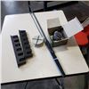 Image 1 : FISHING POLE WITH POLE HOLDER, MILLIONAIRE AND DAIWA REELS