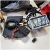 Image 2 : CB RADIO, SHOP LIGHT, RADIO, WOOD CARVER LOT OF ELECTRONICS AND MORE